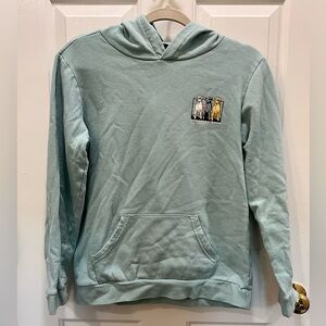 Crown and Ivy hoodie aqua color